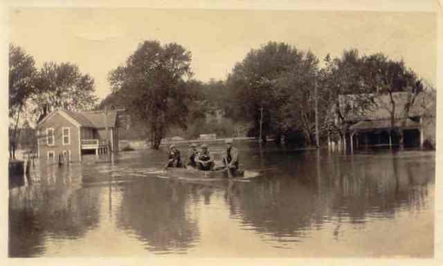 Old Forsyth Flooded